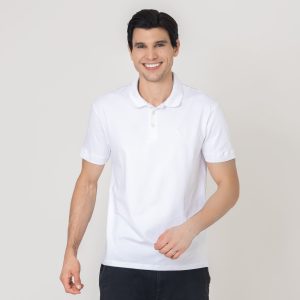 Camisa Gola Polo Cotton Premium - Branco