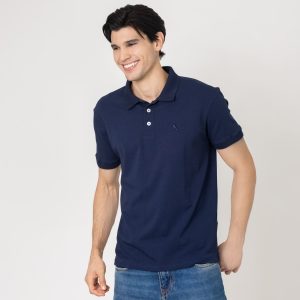 Camisa Gola Polo Cotton Premium - Marinho